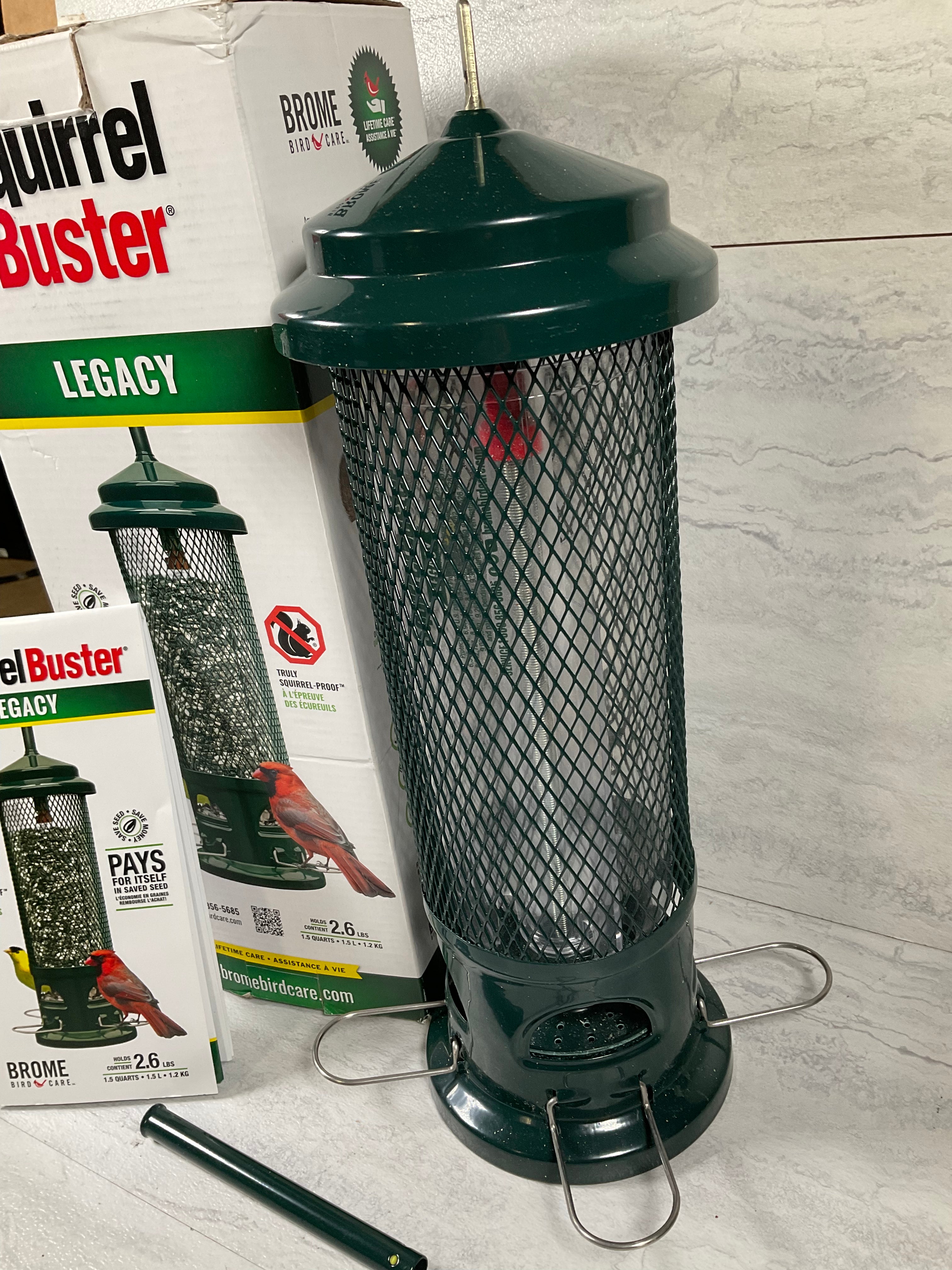 Squirrel Buster Legacy Squirrel-proof Bird Feeder w/4 Metal Perches (6957814579383)